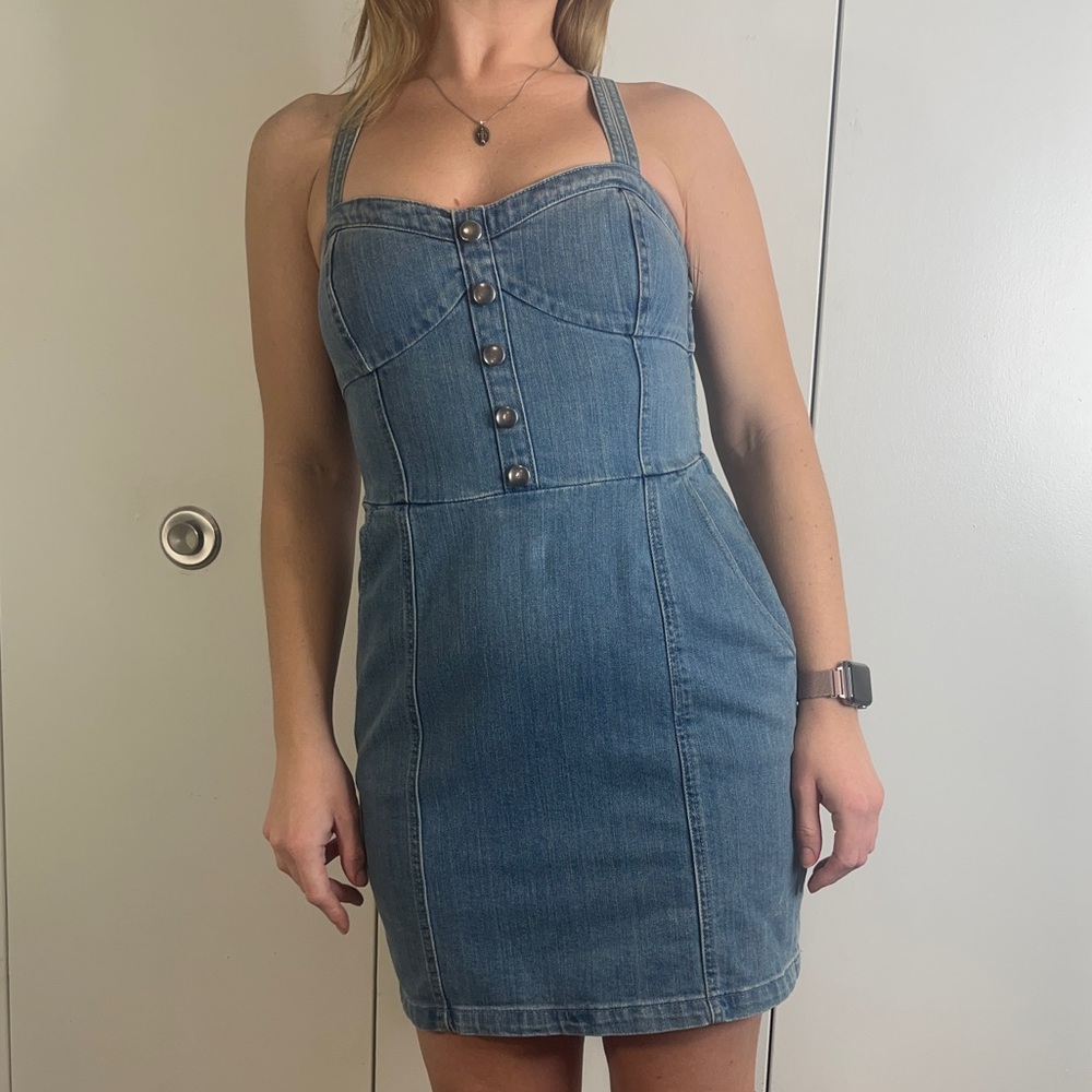 Denim H&M mini dress